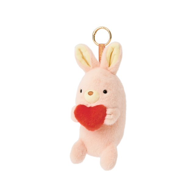 Funbaruzu Plush Bag Charm Rabbit Mini Keyring Accessory