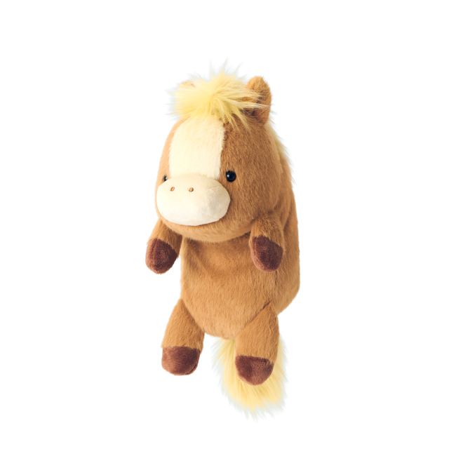 Funbaruzu Posture Support Plush Toy Horse Brown