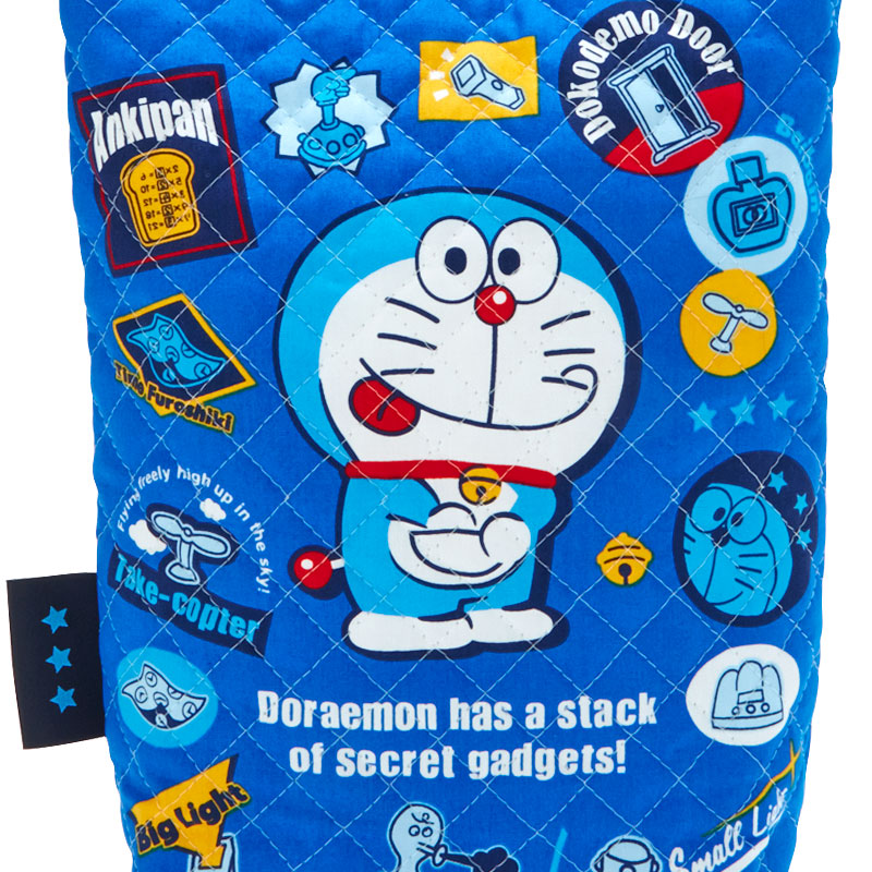 I'm Doraemon Quilted Cotton Shoe Bag