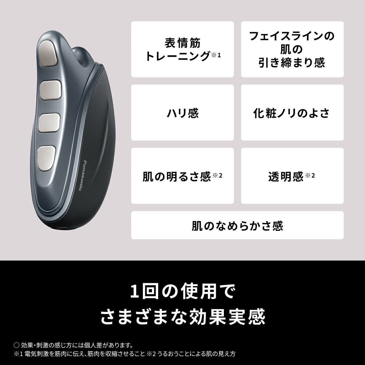 Panasonic EH-SP86-K Vitalift Gua Sha Facial Beauty Device