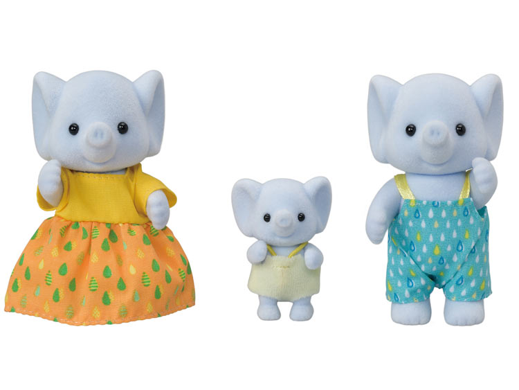 Sylvanian Families Elephant Family Set FS-38 Figures