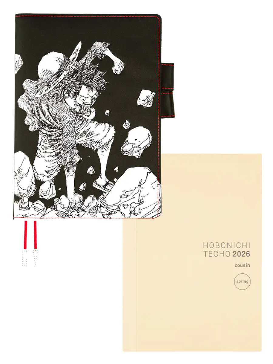 Hobonichi Techo A5 Cousin – ONE PIECE Magazine Straw Hat Luffy Planner + Cover