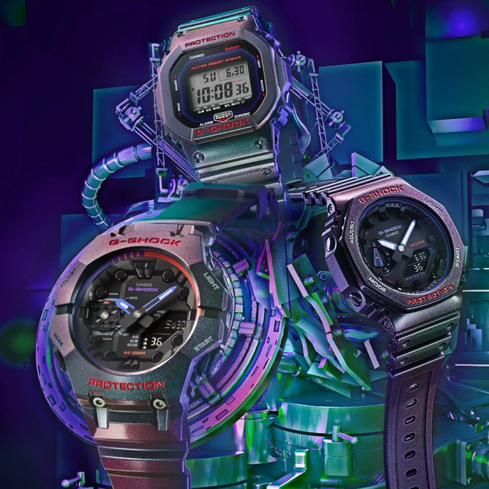 CASIO G-SHOCK GA-2100AH-6AJF Purple Analog-Digital Watch