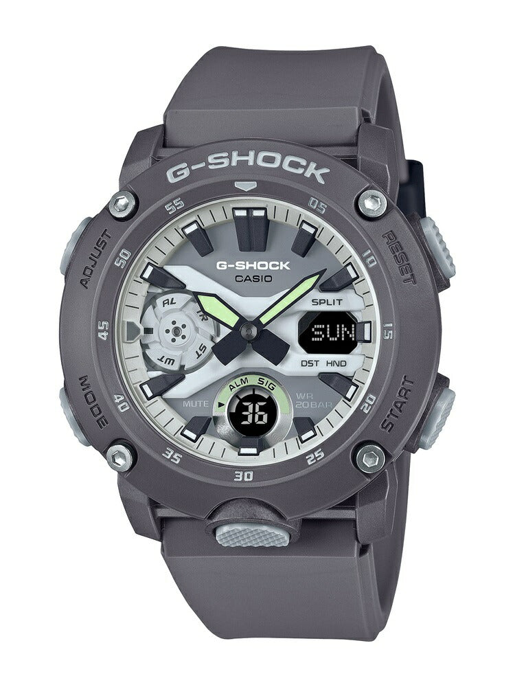 CASIO G-SHOCK GA-2000HD-8AJF Carbon Core Guard Hidden Glow Series Digital Analog Watch