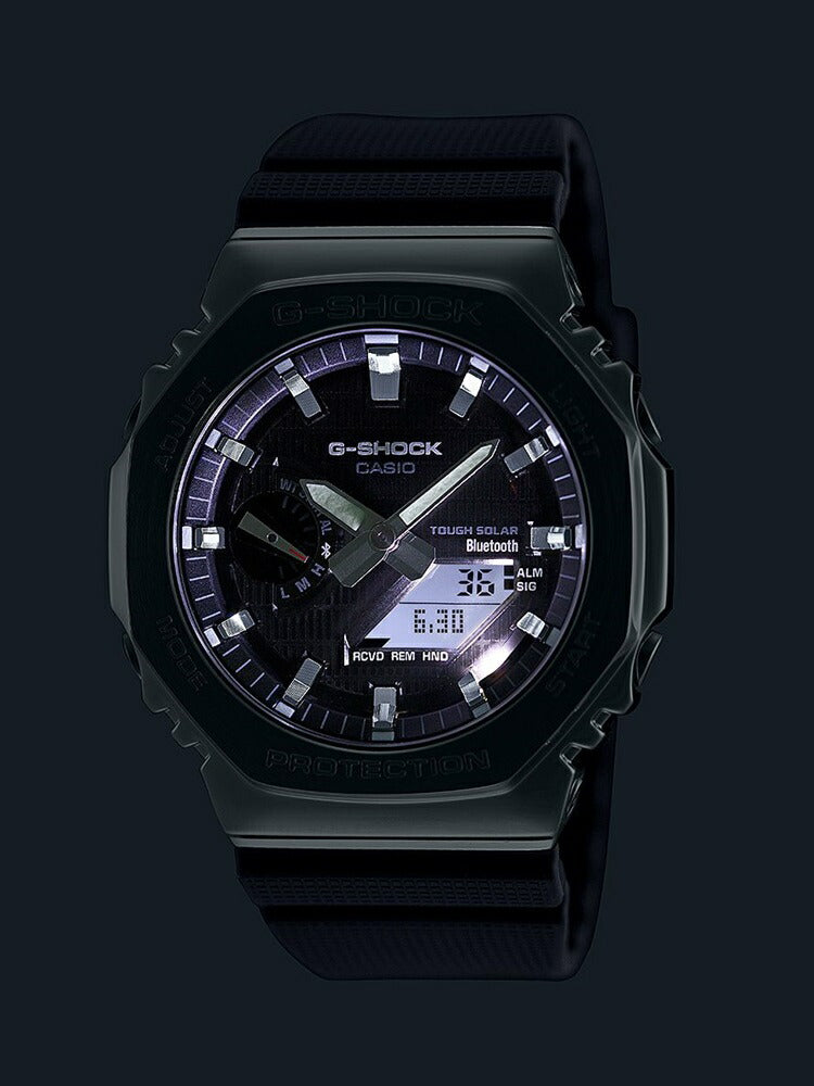 CASIO G-SHOCK GBM-2100-1AJF Analog-Digital Bluetooth Solar Tough Metal Bezel Watch