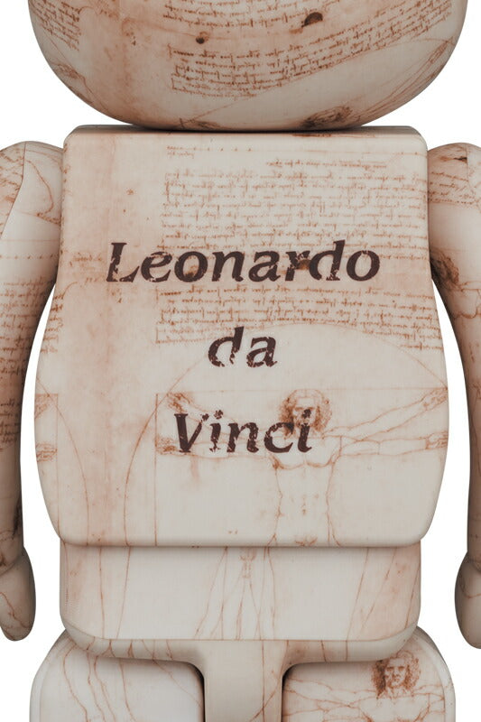 BE@RBRICK Leonardo da Vinci Vitruvian Man 100% & 400% medicom bearbrick