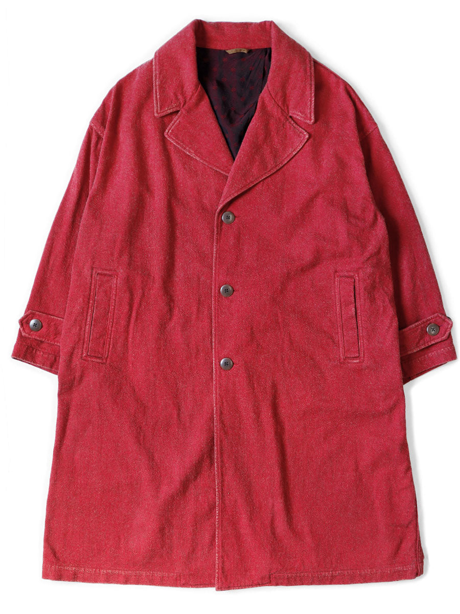 Kapital twill aged wool cavalier coat