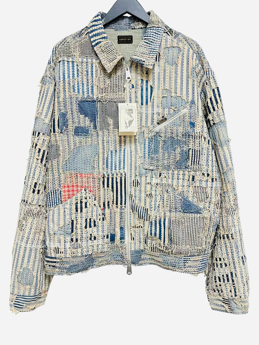KAPITAL LIBERTY BORO ZIP UP blouson Jacket