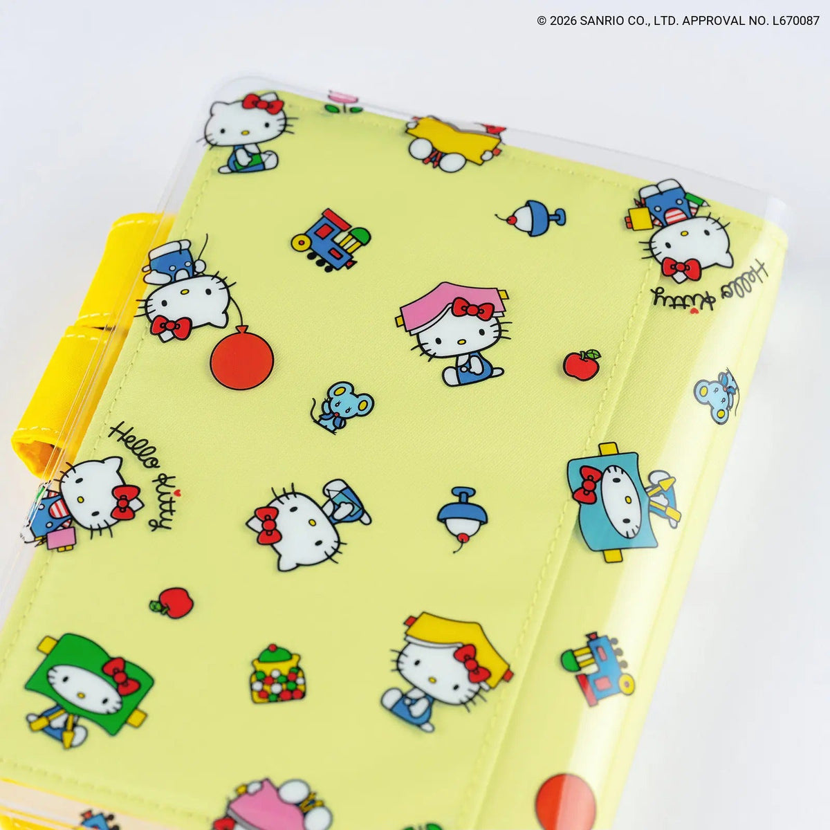 HELLO KITTY Hobonichi Techo Cover on Cover – Fun Time – Original Size