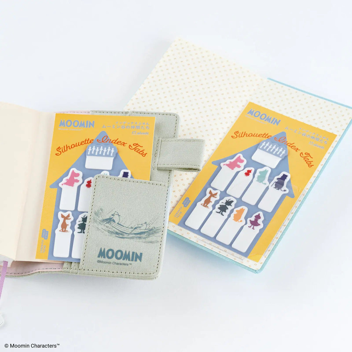Moomin Valley Characters Index Sticky Notes – 9 Designs Page Markers for Hobonichi Planners Journals Notebooks