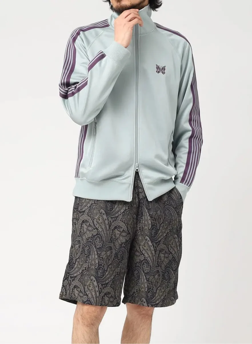 Needles POLY SMOOTH 25SS SAXE BLUE Track Jacket