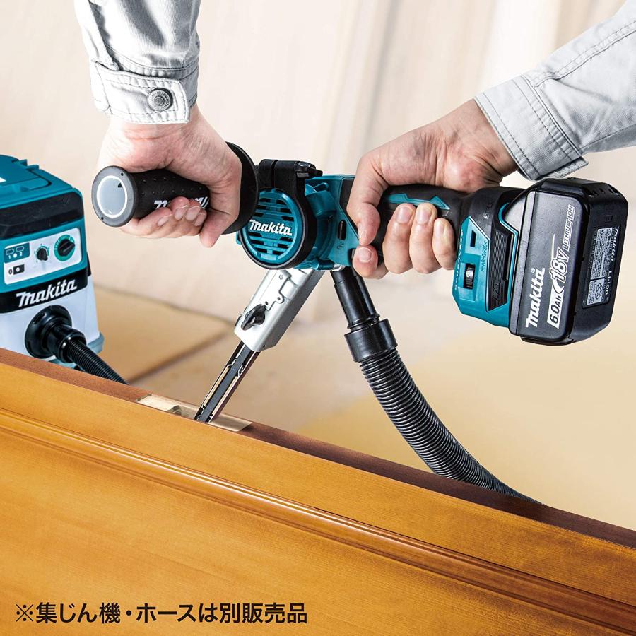 Makita BS180DZ Cordless Belt Sander Body Only with Side Grip 9mm Sanding Belts