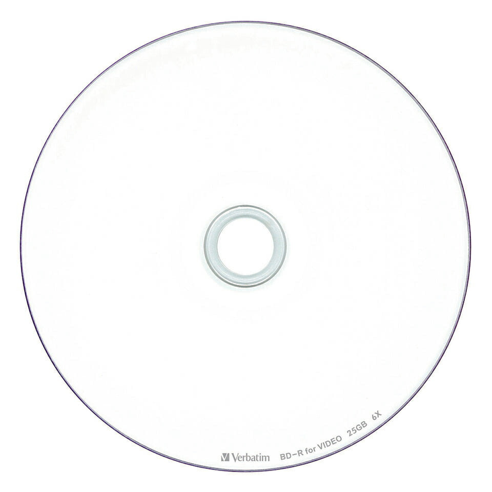 Verbatim BD-R 25GB Blu-ray Disc 1-6x 50-Pack