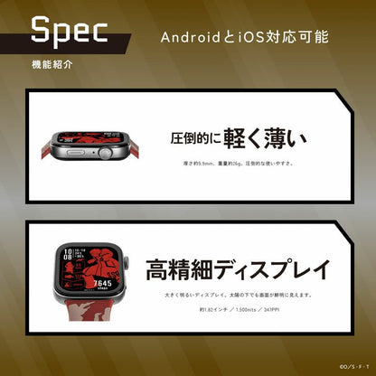 Garrack One Piece Luffy Smartwatch– HUC-OP-FT3-L