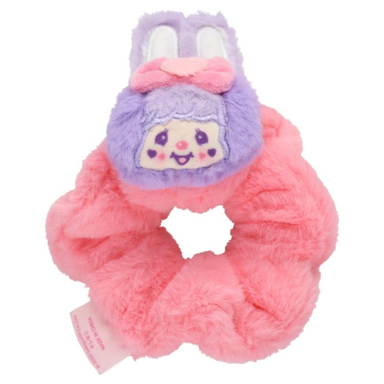 Shinako x Monchhichi Plush Hair Scrunchie Mascot Style (Chimtan)