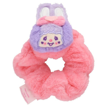 Shinako x Monchhichi Plush Hair Scrunchie Mascot Style (Chimtan)