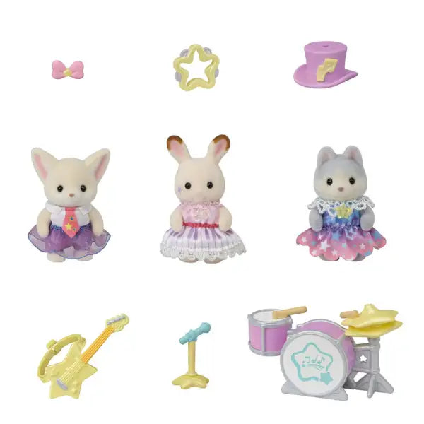 Sylvanian Families 40th Anniversary Baby Starry Sky Concert Set