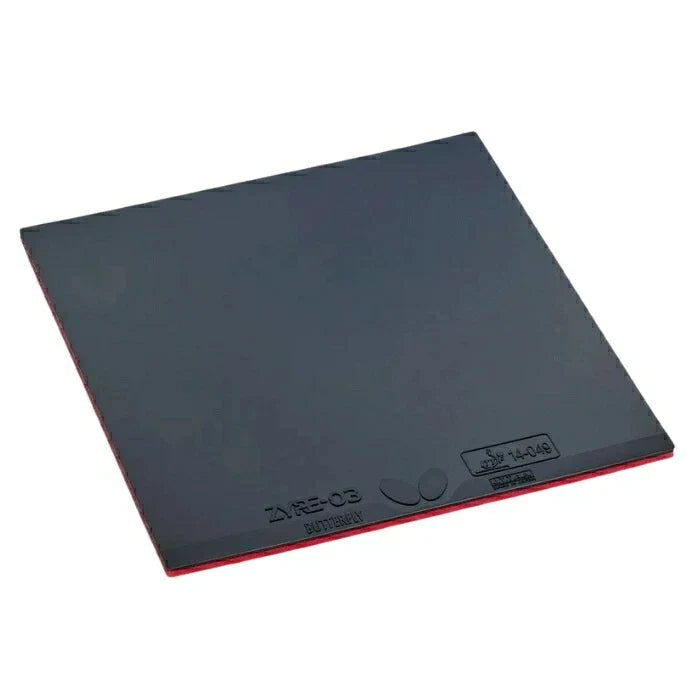 Butterfly Zaiya03 06140 Table Tennis Rubber High Tension Soft Back