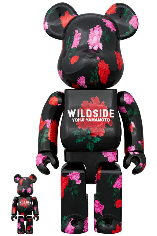 BE@RBRICK WILDSIDE YOHJI YAMAMOTO Peony 100% &  400% medicom bearbrick