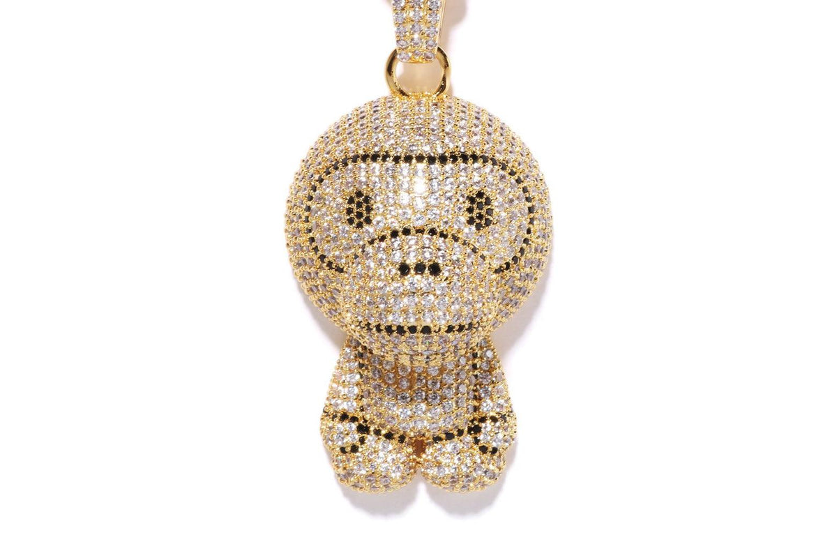 Bape MILO CRYSTAL STONE NECKLACE