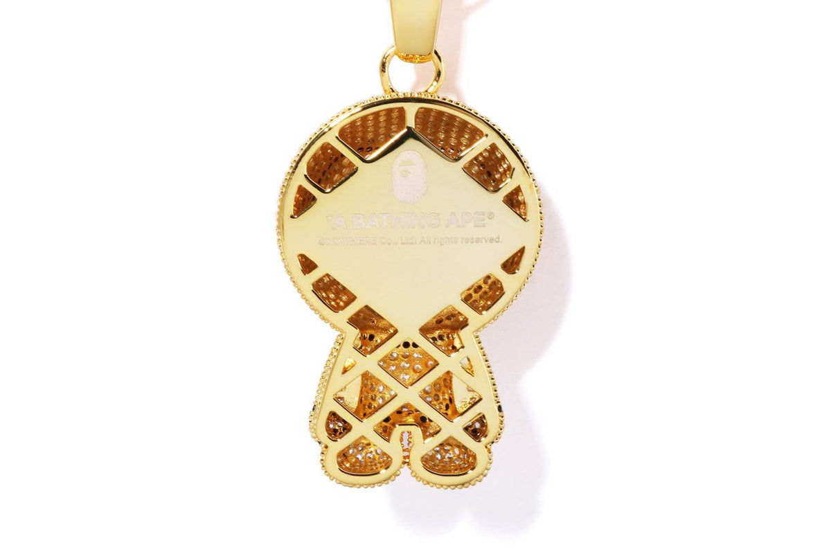 Bape MILO CRYSTAL STONE NECKLACE