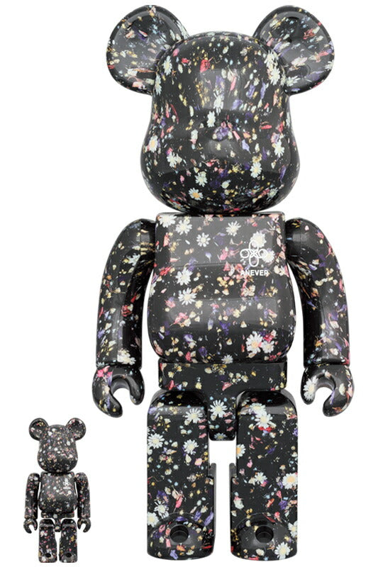 BE@RBRICK ANEVER BLACK 100％ & 400％ medicom bearbrick