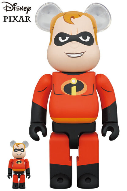 BE@RBRICK Mr.INCREDIBLE 100％ & 400％ medicom bearbrick