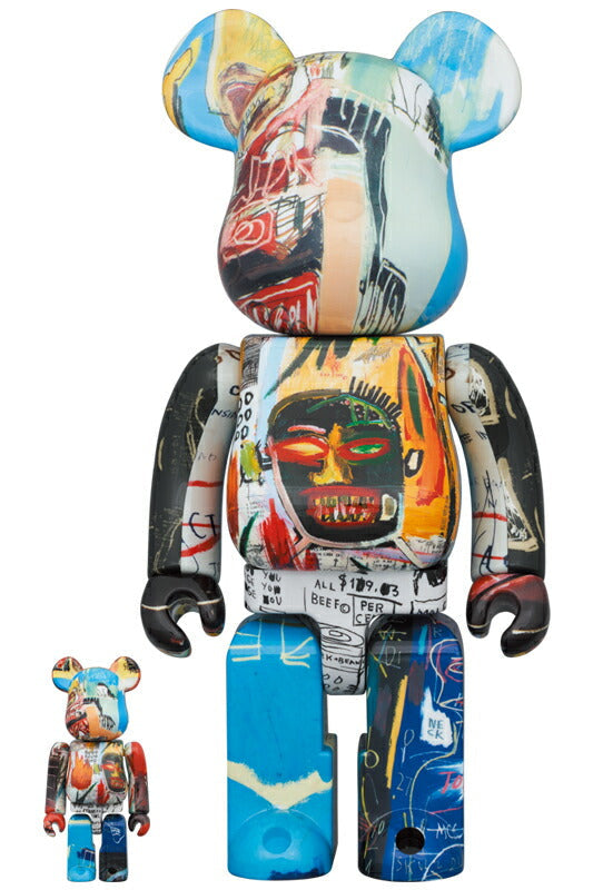 BE@RBRICK JEAN-MICHEL BASQUIAT "SPECIAL" 100％ & 400％ medicom bearbrick