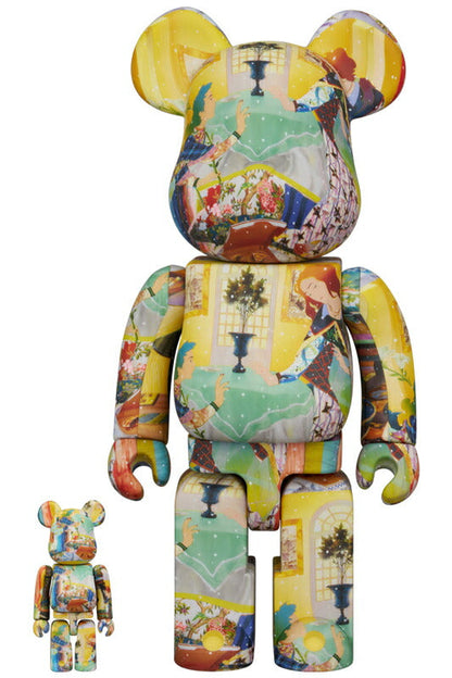 BE@RBRICK TOMOKAZU MATSUYAMA 100% & 400% medicom bearbrick