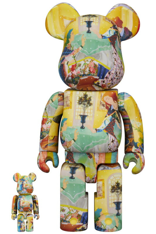 BE@RBRICK TOMOKAZU MATSUYAMA 100% & 400% medicom bearbrick