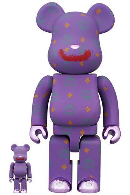 BE@RBRICK JOKER×MCM  100％ & 400％ medicom bearbrick