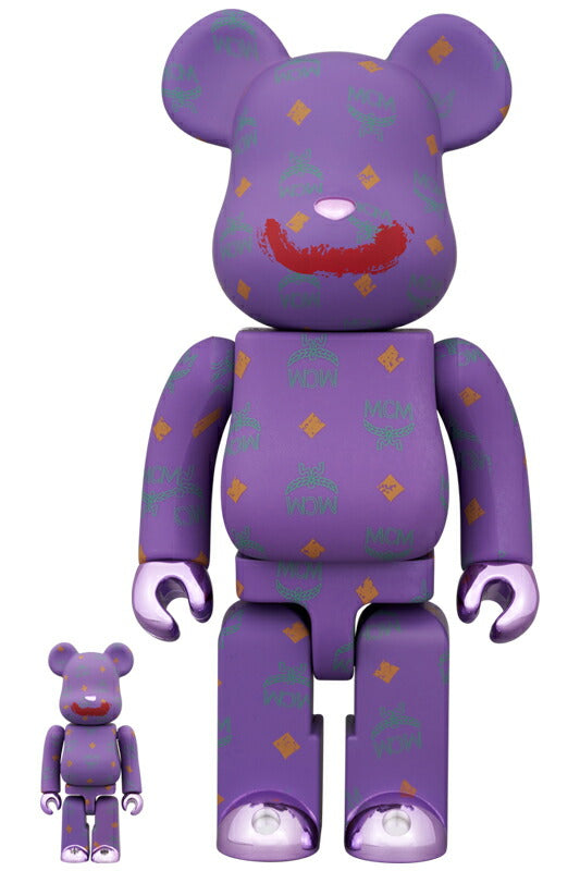 BE@RBRICK JOKER×MCM  100％ & 400％ medicom bearbrick