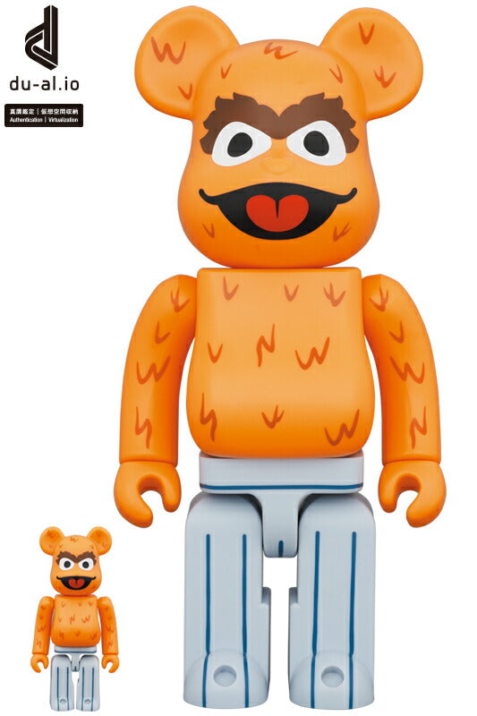 BE@RBRICK OSCAR THE GROUCH (The Original Orange Fur Ver.) 100％ & 400％ medicom bearbrick