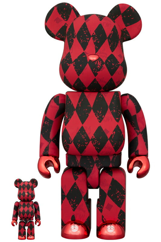 BE@RBRICK HARLEY QUINN×MCM  100％ & 400％ medicom bearbrick