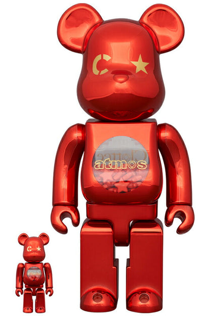 BE@RBRICK atmos × Clottee 100％ & 400％ medicom bearbrick