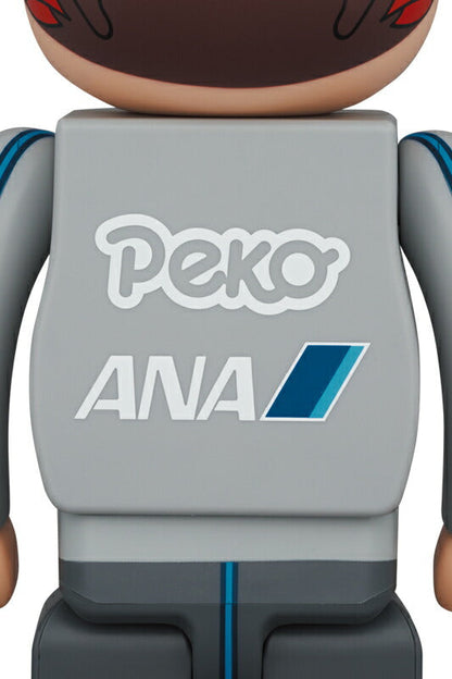 BE@RBRICK for ANA CAPTAIN Poco-chan & 10th generation CA Peko-chan 100% & 400% Set of 4 medicom bearbrick