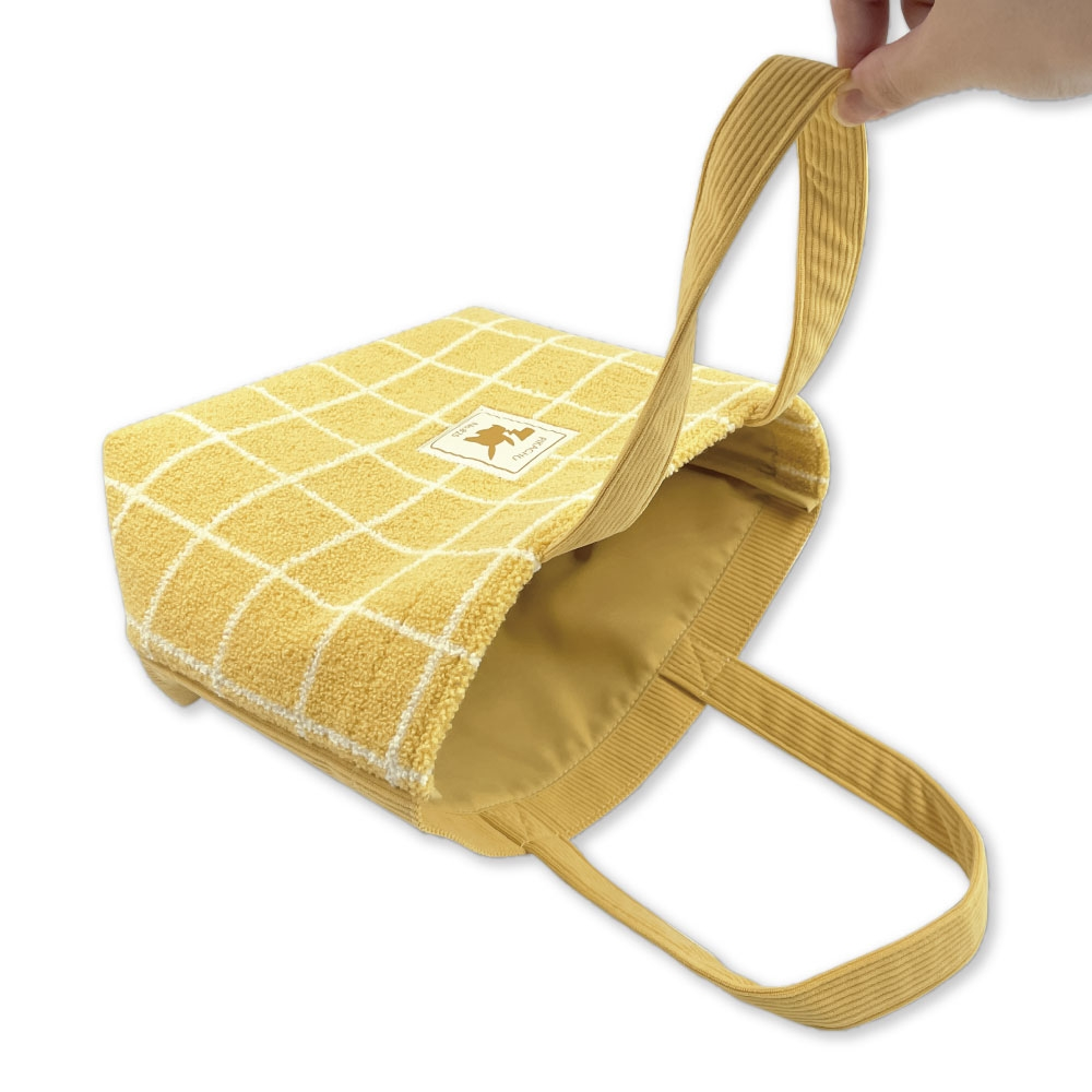 Pokemon Pikachu Fuzzy Sagara & Corduroy Mini Tote Bag