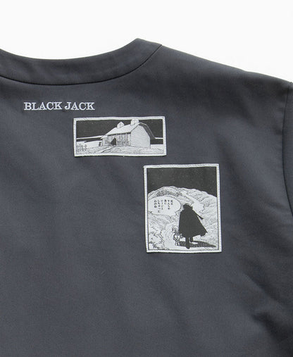 Scrub Canvas Club × BLACK JACK Unisex Scrub Top R77