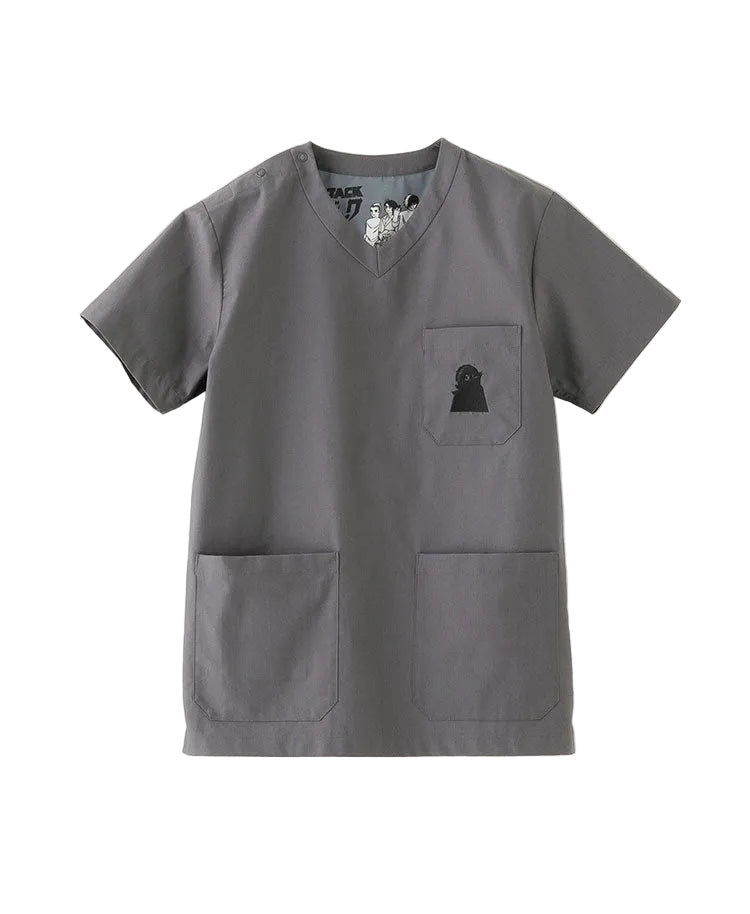 Scrub Canvas Club × BLACK JACK Unisex Scrub Top R77