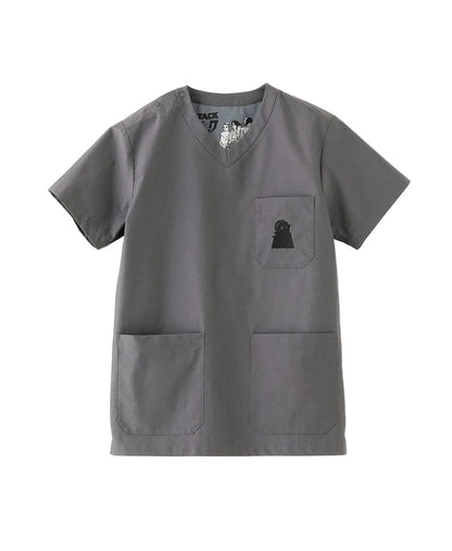 Scrub Canvas Club × BLACK JACK Unisex Scrub Top R77