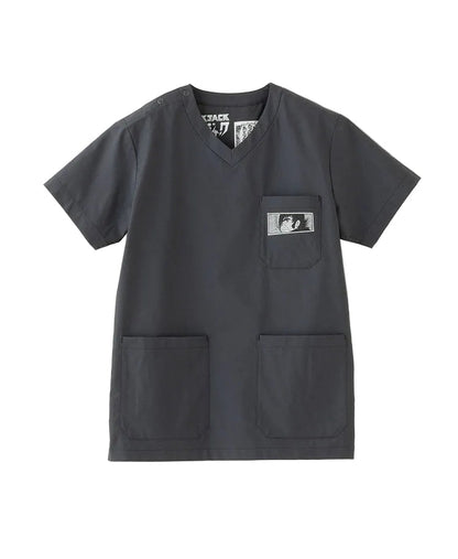 Scrub Canvas Club × BLACK JACK Unisex Scrub Top R77