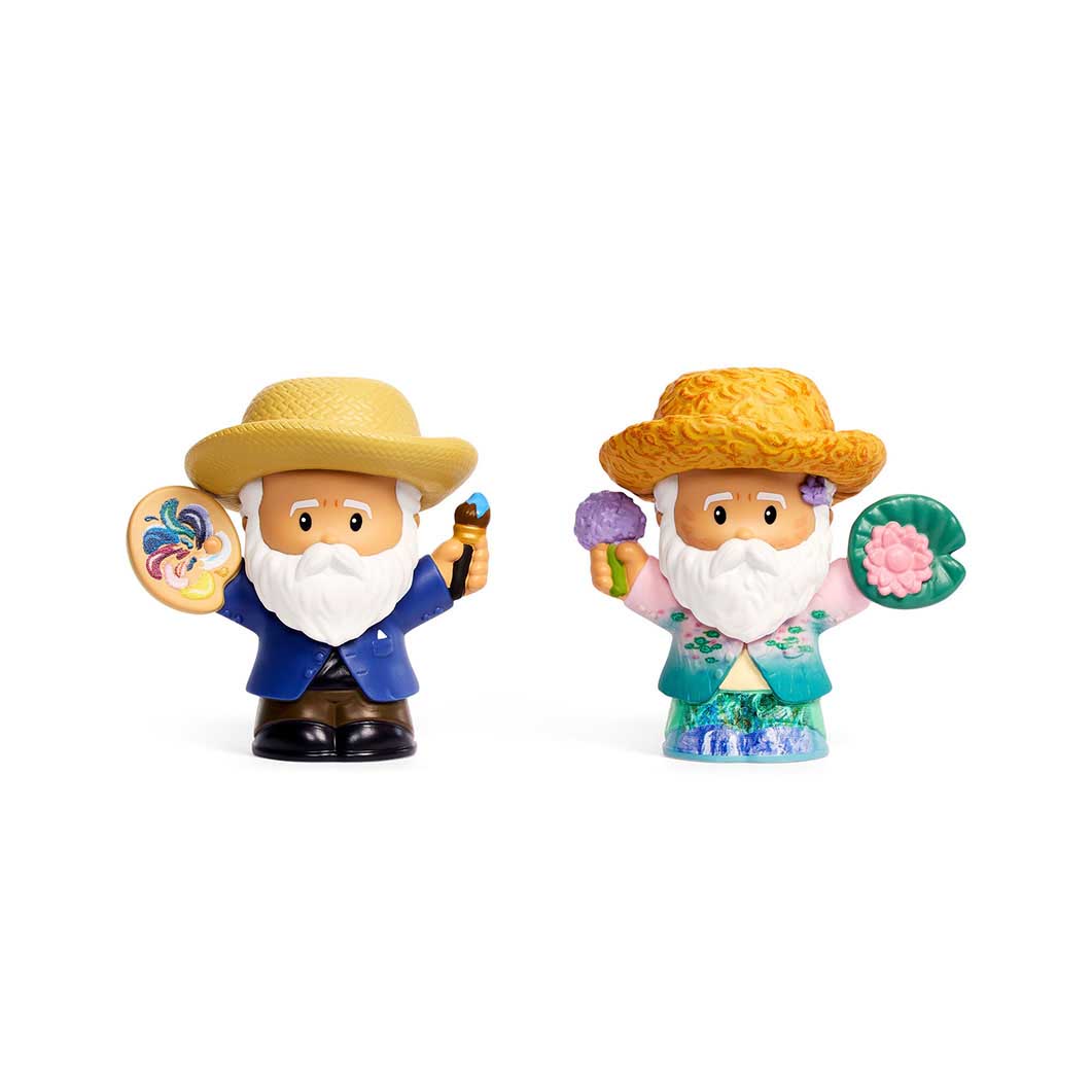 Fisher-Price Little People Collector MoMA Claude Monet Figure 2 Set