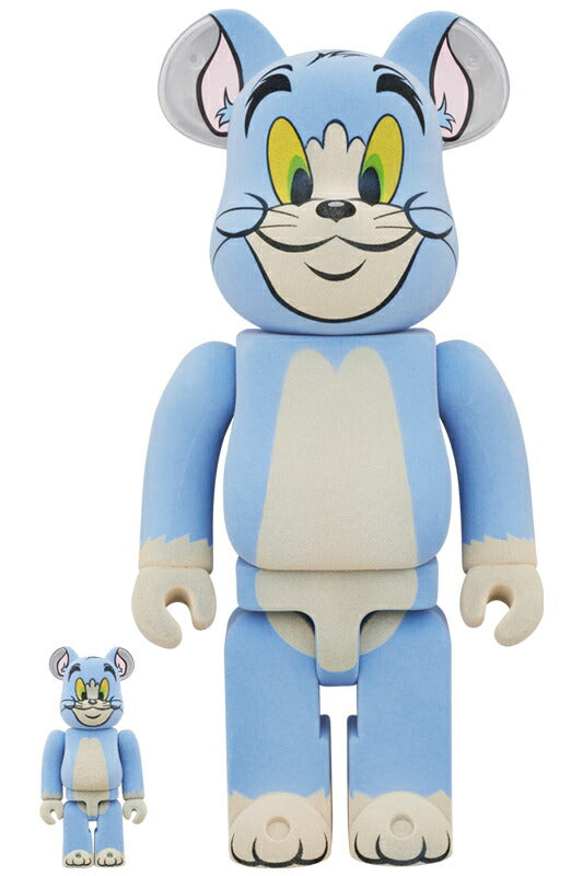 BE@RBRICK TOM（Classic Color） FLOCKY Ver. 100％ & 400％ (TOM AND JERRY) medicom bearbrick
