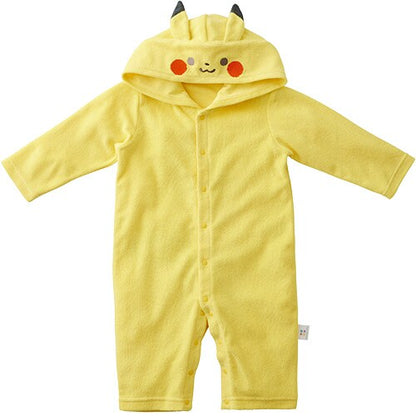 Monpoke Pikachu Hooded Coverall & Drawstring Bag Gift Set