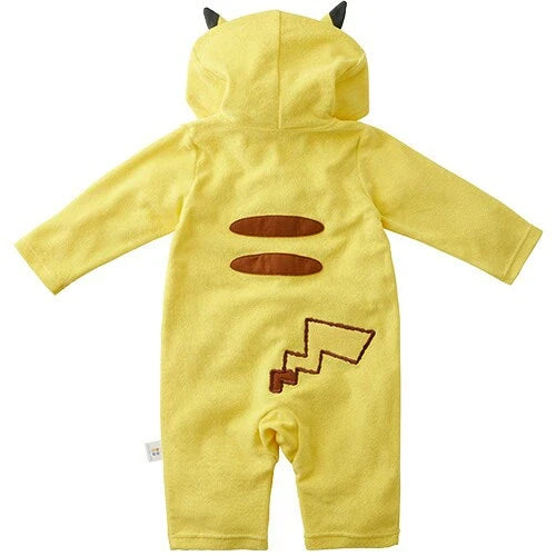 Monpoke Pikachu Hooded Coverall & Drawstring Bag Gift Set