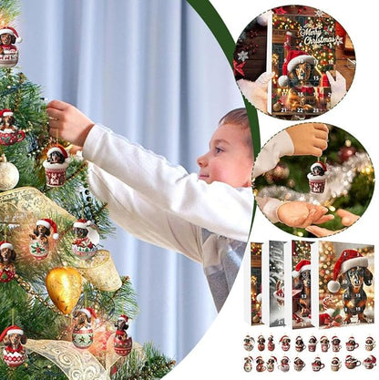 LIHAO Advent Calendar 2024 Christmas Pendant Set