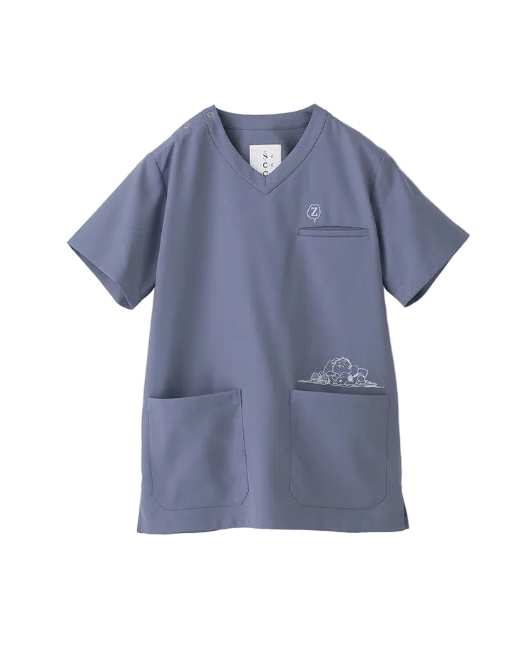Scrub Canvas Club × PEANUTS Unisex Scrub Top