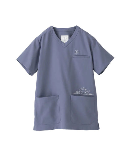 Scrub Canvas Club × PEANUTS Unisex Scrub Top