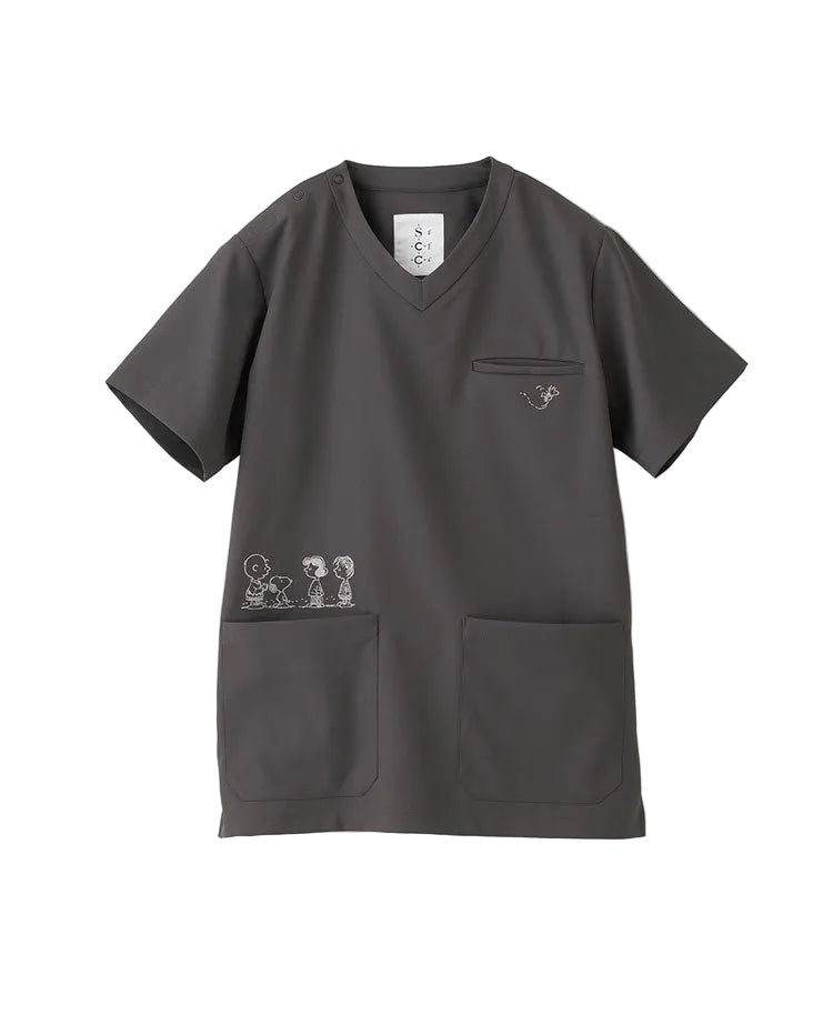 Scrub Canvas Club × PEANUTS Unisex Scrub Top