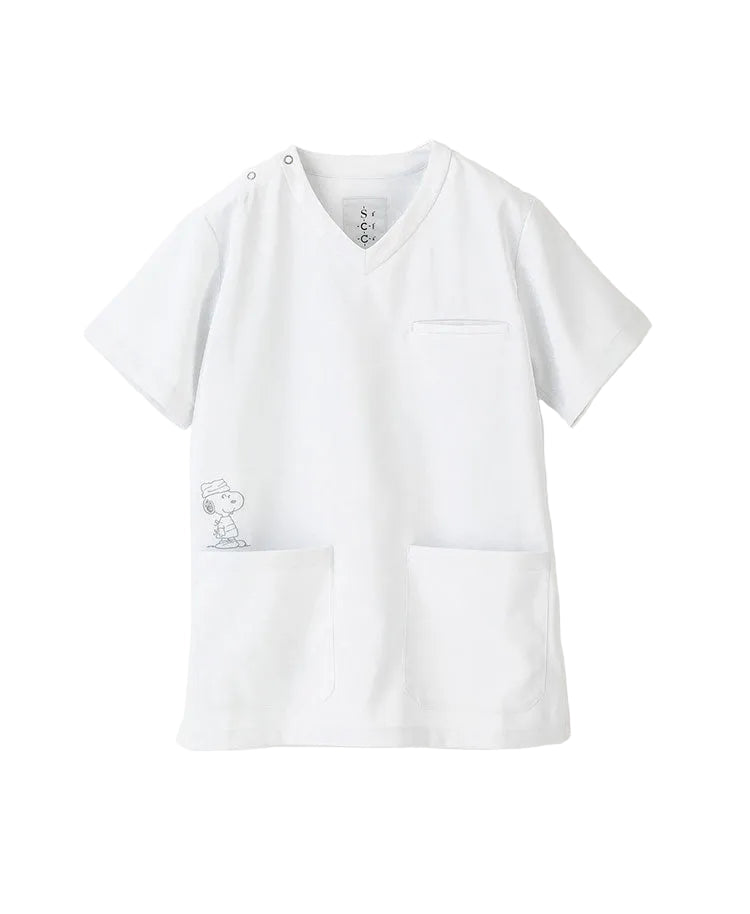 Scrub Canvas Club × PEANUTS Unisex Scrub Top